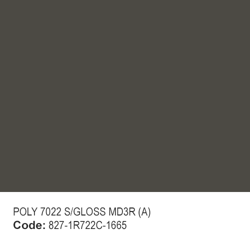 POLYESTER RAL 7022 S/GLOSS MD3R (A)